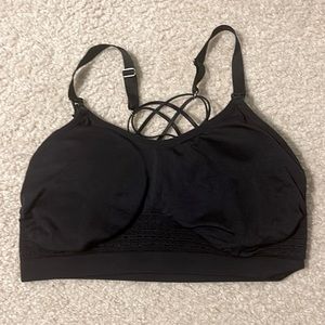 Super comfortable padded nursing Sports Bra with strappy back-Large